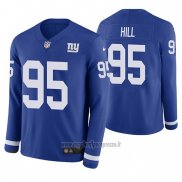Maglia NFL Therma Manica Lunga New York Giants B.j. Hill Blu