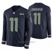 Maglia NFL Therma Manica Lunga Seattle Seahawks Sebastian Janikowski Blu