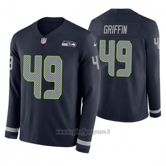 Maglia NFL Therma Manica Lunga Seattle Seahawks Shaquem Griffin Blu