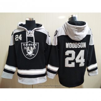 Felpa con Cappuccio Las Vegas Raiders Raiders Woodson Nero
