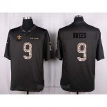 Maglia NFL Anthracite New Orleans Saints Brees 2016 Salute To Service