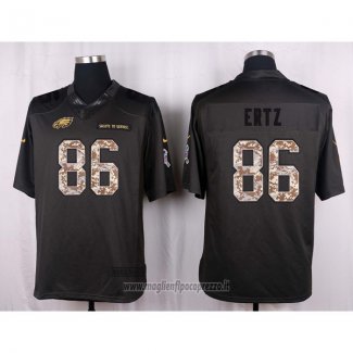Maglia NFL Anthracite Philadelphia Eagles Ertz 2016 Salute To Service