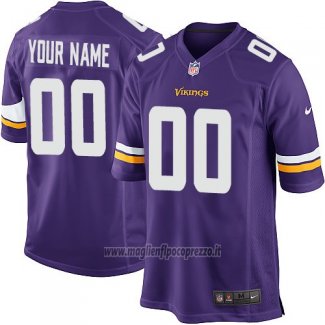 Maglia NFL Bambino Minnesota Vikings Personalizzate Viola