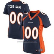 Maglia NFL Donna Denver Broncos Personalizzate Blu