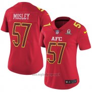 Maglia NFL Donna Pro Bowl AFC Mosley 2017 Rosso