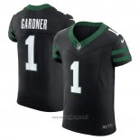 Maglia NFL Elite New York Jets Ahmad Sauce Gardner Alternato Vapor F.U.S.E. Nero