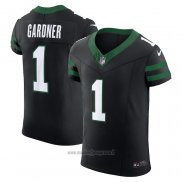 Maglia NFL Elite New York Jets Ahmad Sauce Gardner Alternato Vapor F.U.S.E. Nero