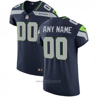 Maglia NFL Elite Seattle Seahawks Personalizzate Vapor Untouchable Blu