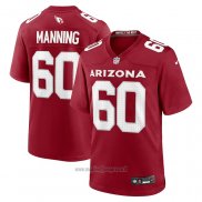 Maglia NFL Game Arizona Cardinals Ilm Manning 60 Rosso