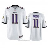 Maglia NFL Game Baltimore Ravens James Proche Bianco