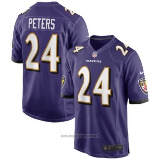 Maglia NFL Game Baltimore Ravens Marcus Peters Viola