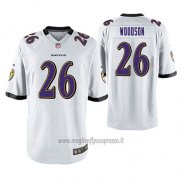 Maglia NFL Game Baltimore Ravens Rod Woodson Bianco