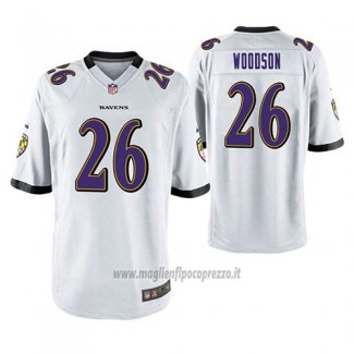 Maglia NFL Game Baltimore Ravens Rod Woodson Bianco