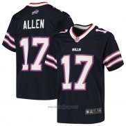 Maglia NFL Game Bambino Buffalo Bills Josh Allen Inverted Blu