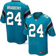 Maglia NFL Game Bambino Carolina Panthers Bradberry Lago Blu
