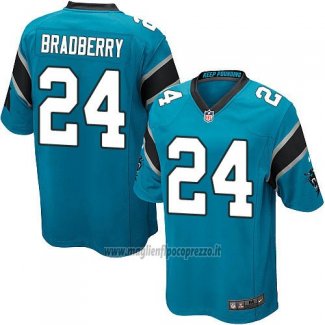Maglia NFL Game Bambino Carolina Panthers Bradberry Lago Blu
