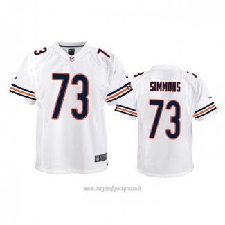 Maglia NFL Game Bambino Chicago Bears Lachavious Simmons Bianco