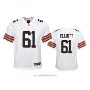 Maglia NFL Game Bambino Cleveland Browns Jordan Elliott 2020 Bianco