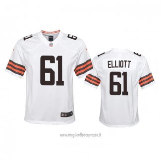 Maglia NFL Game Bambino Cleveland Browns Jordan Elliott 2020 Bianco