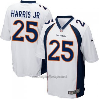 Maglia NFL Game Bambino Denver Broncos Harris Jr Bianco