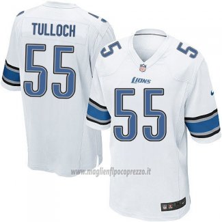 Maglia NFL Game Bambino Detroit Lions Tulloch Bianco
