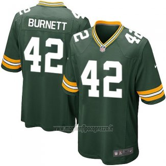 Maglia NFL Game Bambino Green Bay Packers Burnett Verde Militar