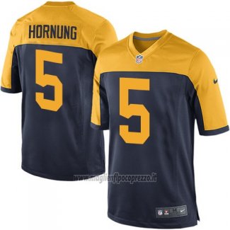 Maglia NFL Game Bambino Green Bay Packers Hornung Nero Giallo