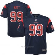 Maglia NFL Game Bambino Houston Texans J.j. Watt Blu Color Rush