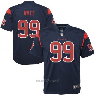 Maglia NFL Game Bambino Houston Texans J.j. Watt Blu Color Rush