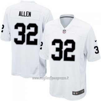 Maglia NFL Game Bambino Las Vegas Raiders Allen Bianco