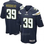 Maglia NFL Game Bambino Los Angeles Chargers Woodhead Nero