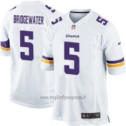 Maglia NFL Game Bambino Minnesota Vikings Briogewater Bianco