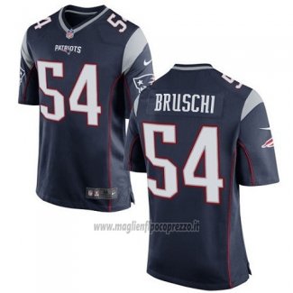Maglia NFL Game Bambino New England Patriots Bruschi Nero