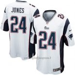 Maglia NFL Game Bambino New England Patriots Jones Bianco