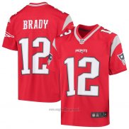 Maglia NFL Game Bambino New England Patriots Tom Brady Inverted Rosso