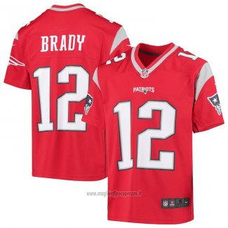 Maglia NFL Game Bambino New England Patriots Tom Brady Inverted Rosso