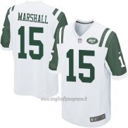 Maglia NFL Game Bambino New York Jets Marshall Bianco