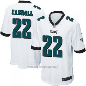 Maglia NFL Game Bambino Philadelphia Eagles Carroll Bianco
