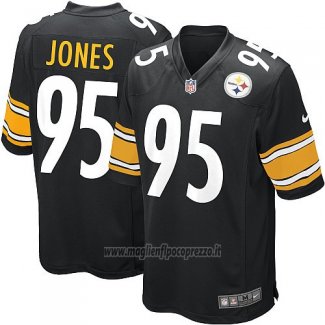 Maglia NFL Game Bambino Pittsburgh Steelers Jones Nero