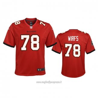 Maglia NFL Game Bambino Tampa Bay Buccaneers Tristan Wirfs Rosso
