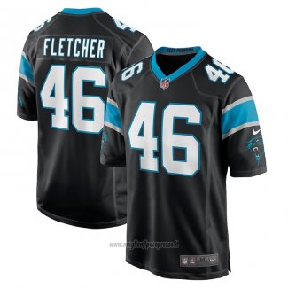Maglia NFL Game Carolina Panthers Thomas Fletcher Nero