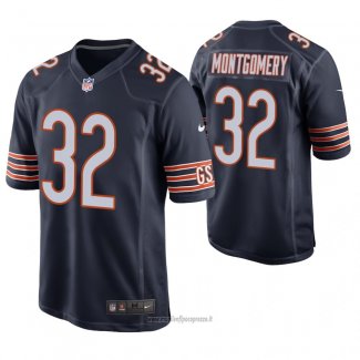 Maglia NFL Game Chicago Bears David Montgomery Blu