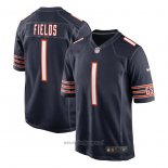 Maglia NFL Game Chicago Bears Justin Fields Blu