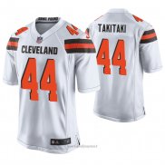 Maglia NFL Game Cleveland Browns Sione Takitaki Bianco