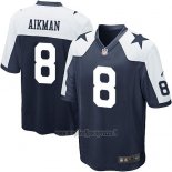 Maglia NFL Game Dallas Cowboys Aikman Blu Bianco