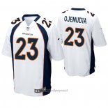 Maglia NFL Game Denver Broncos 23 Michael Ojemudia Bianco