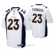 Maglia NFL Game Denver Broncos 23 Michael Ojemudia Bianco