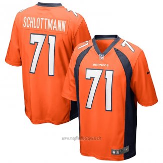 Maglia NFL Game Denver Broncos Austin Schlottmann Arancione