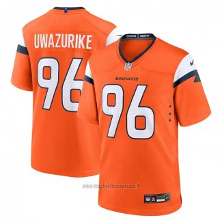 Maglia NFL Game Denver Broncos Eyioma Uwazurike Arancione