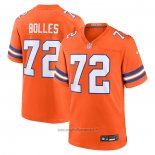 Maglia NFL Game Denver Broncos Garrett Bolles Mile High Collection 1977 Throwback Arancione